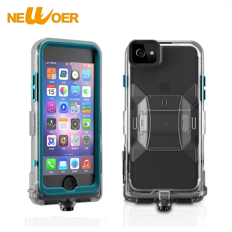 imágenes para Caja Del Teléfono impermeable A Prueba de Choques Para el iphone 7 7 S 7G Cubierta IP68 Brazalete Al Aire Libre Shell Vivienda de Buceo Bajo El Agua Newoer imágenes para Caja Del Teléfono impermeable A Prueba de Choques Para el iphone 7 7 S 7G Cubierta IP68 Brazalete Al Aire Libre Shell Vivienda de Buceo Bajo El Agua Newoer