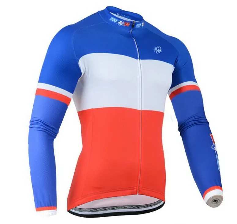 SPRING SUMMER 2016 FDJ PRO TEAM 4 COLORS ONLY LONG SLEEVE ROPA CICLISMO