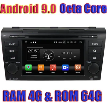 

WANUSUAL Octa Core 7" Android 9.0 Car GPS Navigation For MAZDA 3 2004 2005 2006 2007 2008 2009 Autoradio Player 2 Din DVD Video