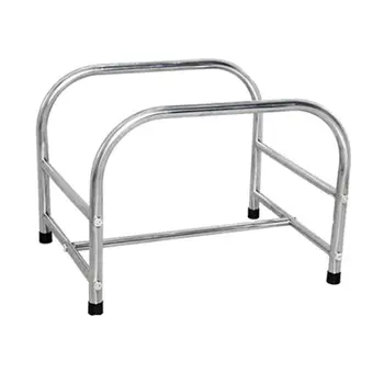 

1pcs Shelf Simple Practical Stainless Steel Multifunctional Washbasin Holder Basin Holder for Balcony Shower Room Kitchen Home