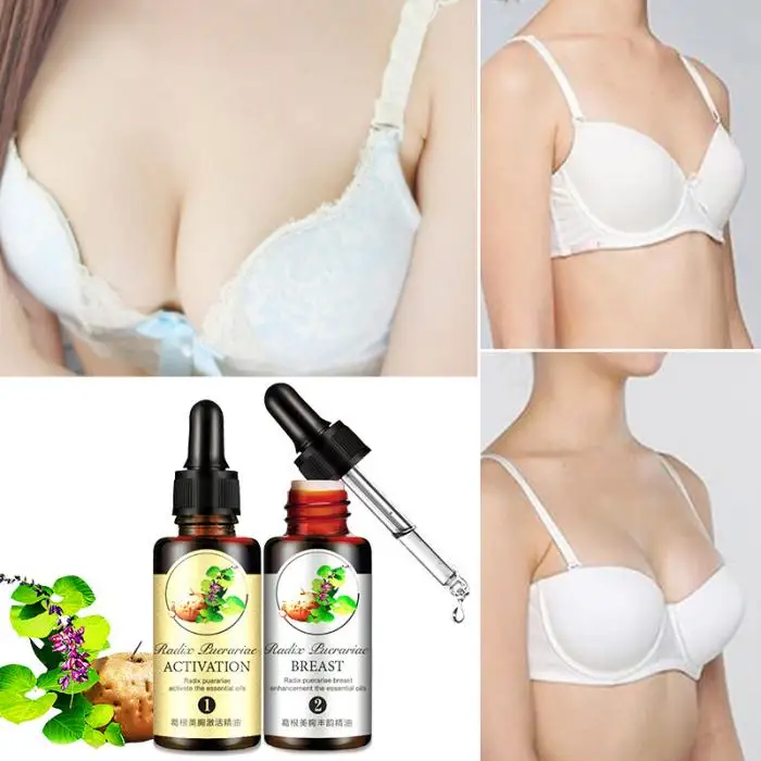 2Pcs Beauty Breast Care Enhancement Bust Enlargement Lift Bust Up Cream Essential Oil RJ99