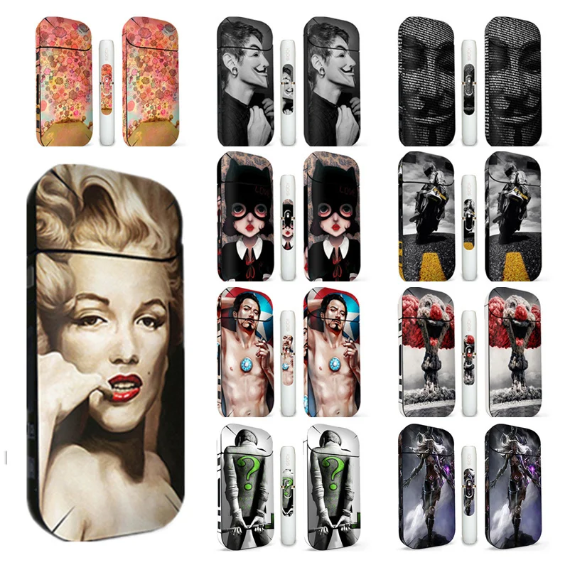 

21 Colors Cool Design Protective For IQOS Sticker For IQOS 2.4 Plus Skin Cover Sleeve Sticker Japan Korea Hot Sale Decal Sticker