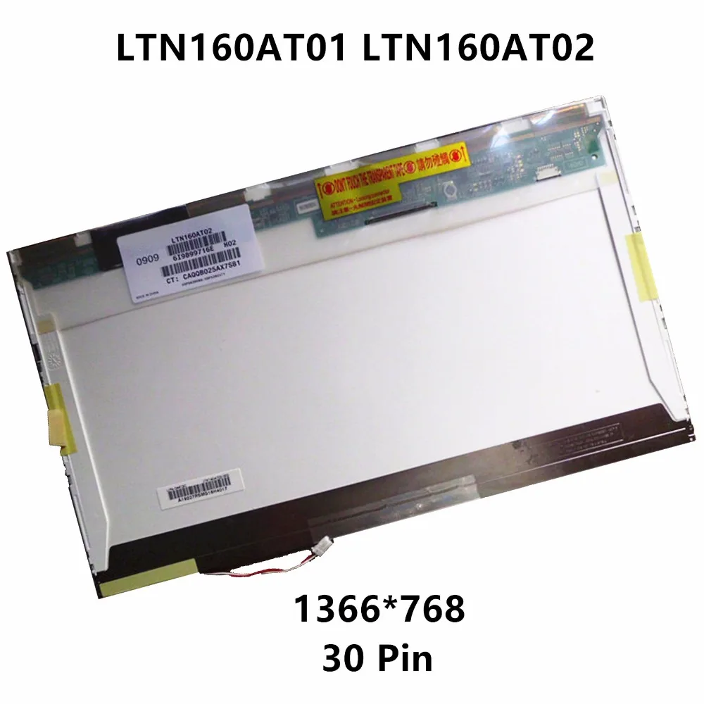 16'' Laptop LCD Screen Display Matrix Panel LTN160AT01 LTN160AT02-H01 LTN160AT02 for HP CQ60 G60 G60-230US G60-237NR ASUS X61S 16'' Laptop LCD Screen Display Matrix Panel LTN160AT01 LTN160AT02-H01 LTN160AT02 for HP CQ60 G60 G60-230US G60-237NR ASUS X61S