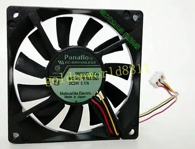 DHL/EMS 10 ЛОТ НОВЫЙ Panaflo вентилятор 8015 FBK08T24H DC24V 0.17A хорошо в состоянии для