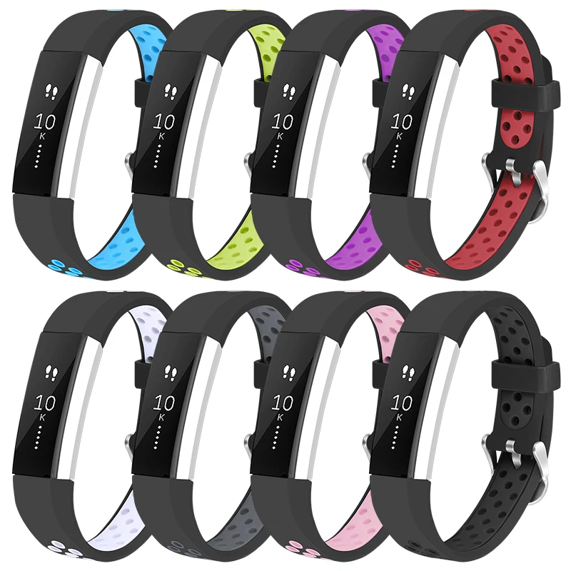 

Tschick Sports Replacement Accessorries Wristband with Stainless Buckle Small Large For Fitbit Alta and Alta HR Ace Bands