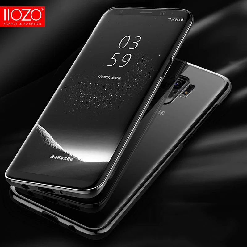 

IIOZO Transparent Phone Case For Samsung Galaxy S9 S9+ Ultra Slim Back Cover Coque For Samsung S9 Plus