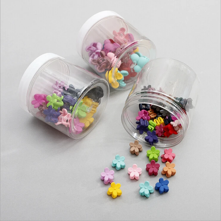 

1 Box Cute Flower Minnie Mini Hair Claw Clip Girls Kids Accessories For Children Hair Bows Barrette Hairclip Ornaments Headdress