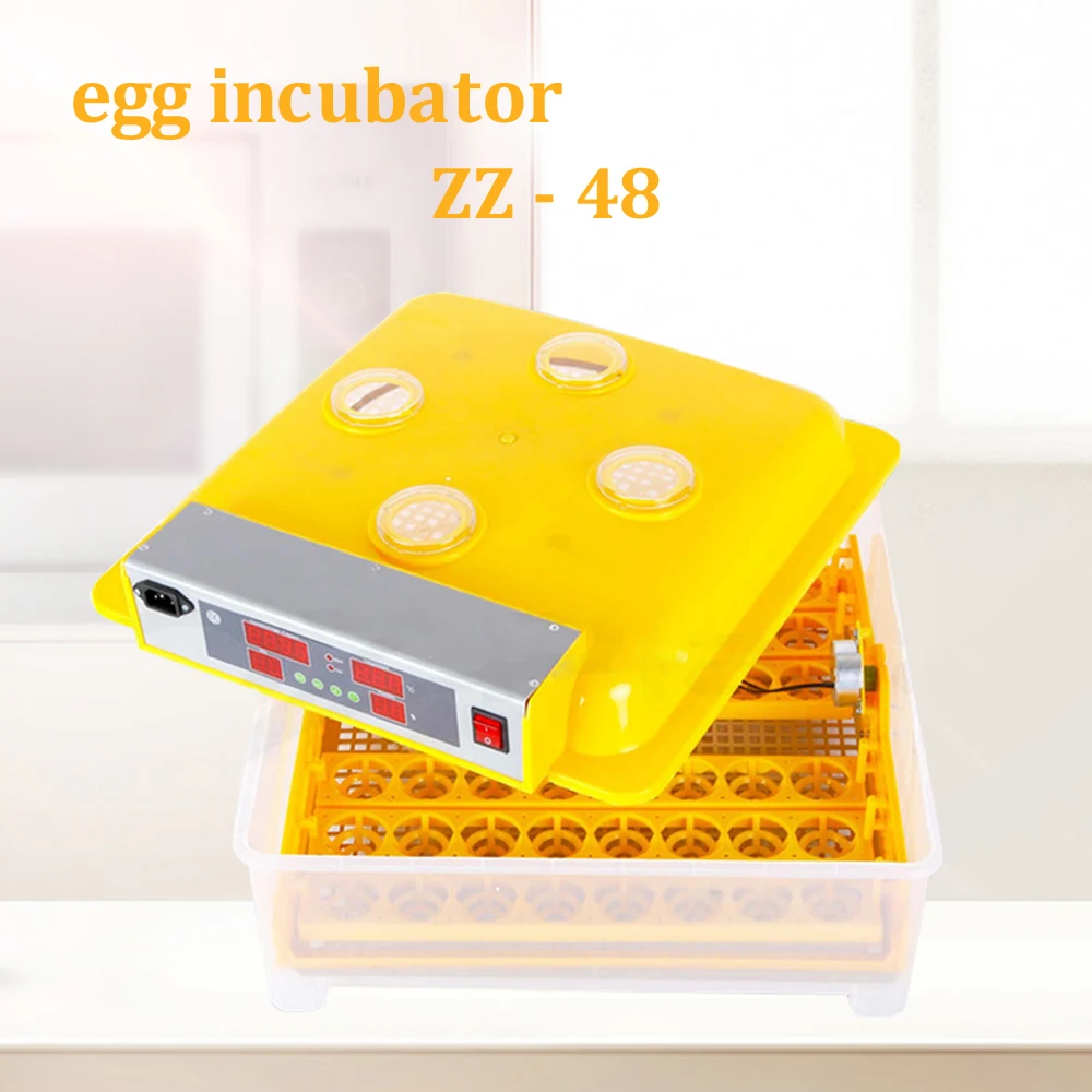 

Industrial Egg Incubator With LED Display For Hatching Chicken Birds Duck Household Egg Hatchery Machine