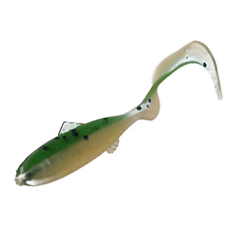 10Pcslot Artificial Bait Silicone Fishing Lures Soft Bait 4.3cm1g Bass Fly Fishing Mini Bait