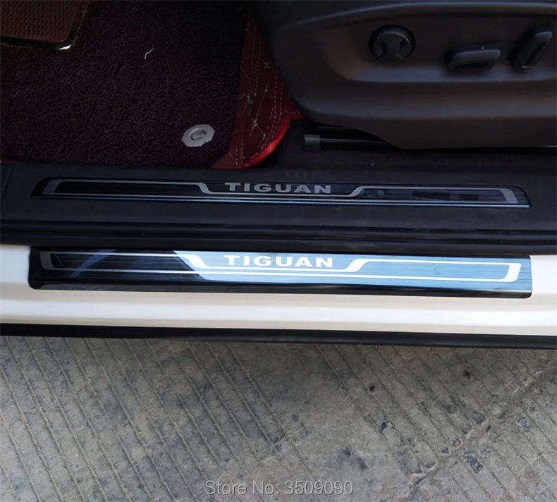 Skup Dla 2016 2017 2018 VW Tiguan MK2 europa wersja listwy progowe do samochodów listwa progowa listwa progowa akcesoria samochodowe