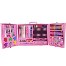 123 шт./компл. детские цветные карандаши для рисования деревянный набор художника Краски ing художественный маркер для белой доски комплект Цвет ручка Краски кисти для рисования инструмент для рисования набор