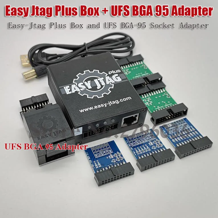 Последняя версия легкий Jtag Plus Box Easy-Jtag Plus Box+ UFS BGA 95 адаптер