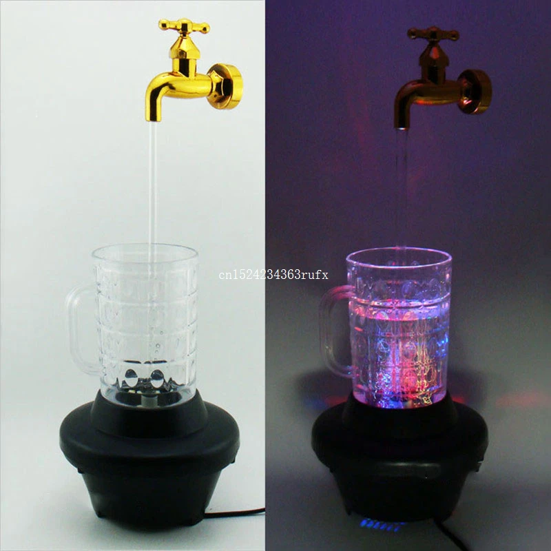 

10PCS Magic Tap Running Lights Holiday Gift Colorful Magic Tap Running Lights Water Column Lamp Magic Faucet Fountain