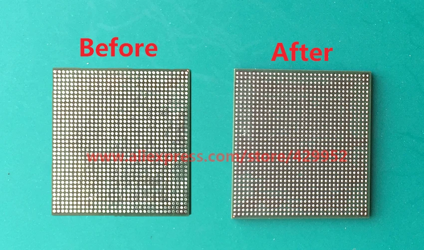 CPU before after