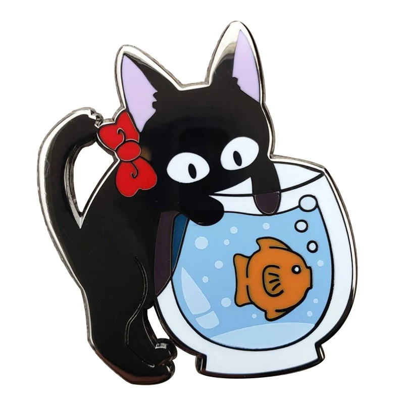 Kitten Trouble Maker Enamel Pin