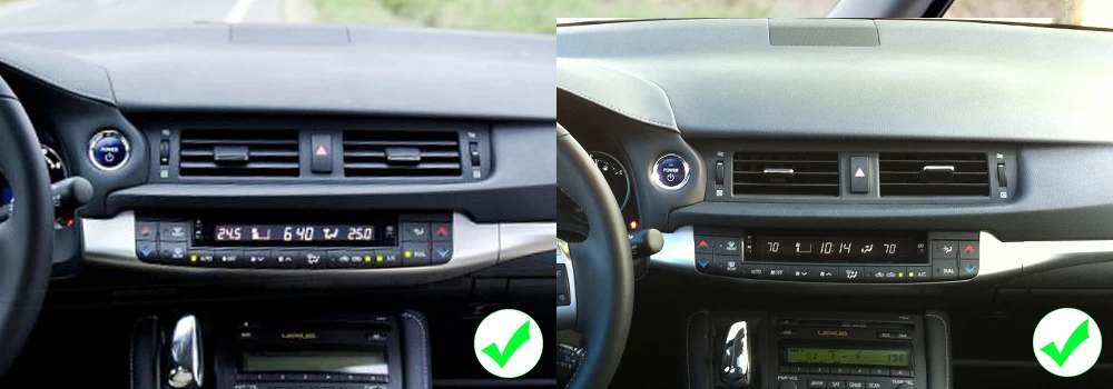 10.25 Android Car Multimedia player 2 Din WIFI GPS Navigation Autoradio For Lexus CT200H 2011~2017 touch screen Bluetooth 5