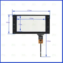 ZhiYuSun XY-PG9018-FPC 175*88 мм совместимый 6,2 дюймов емкостный экран стекло для gps автомобиля 175 мм* 88 мм GT911