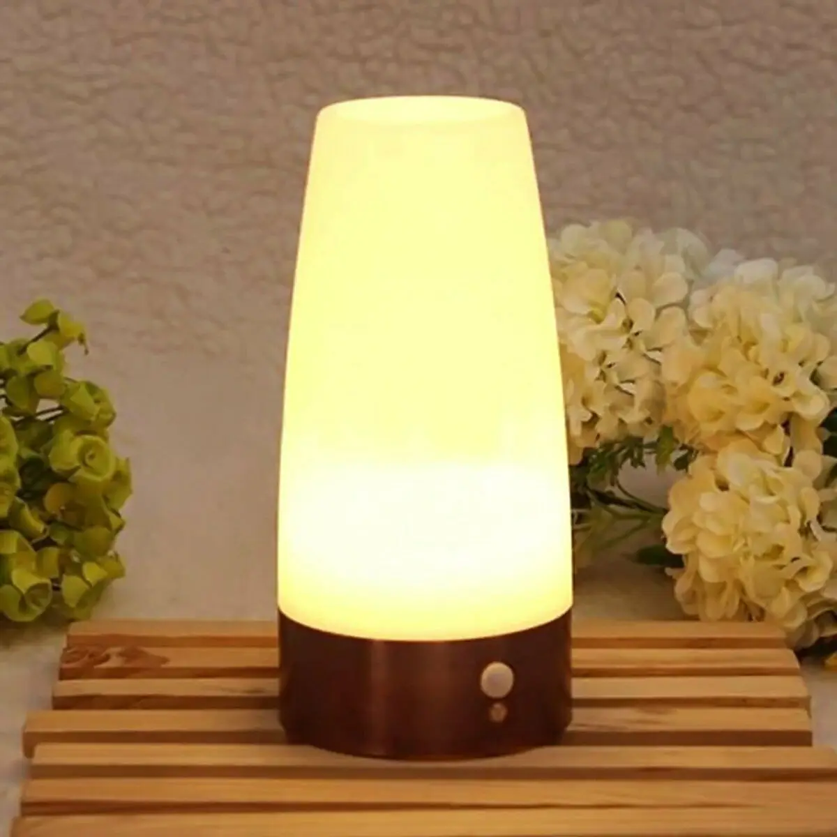 

Smart Wireless PIR Motion Sensor LED Night Light Battery Powered Table Lamp Warm White Kids Night Lights Drop Shipping