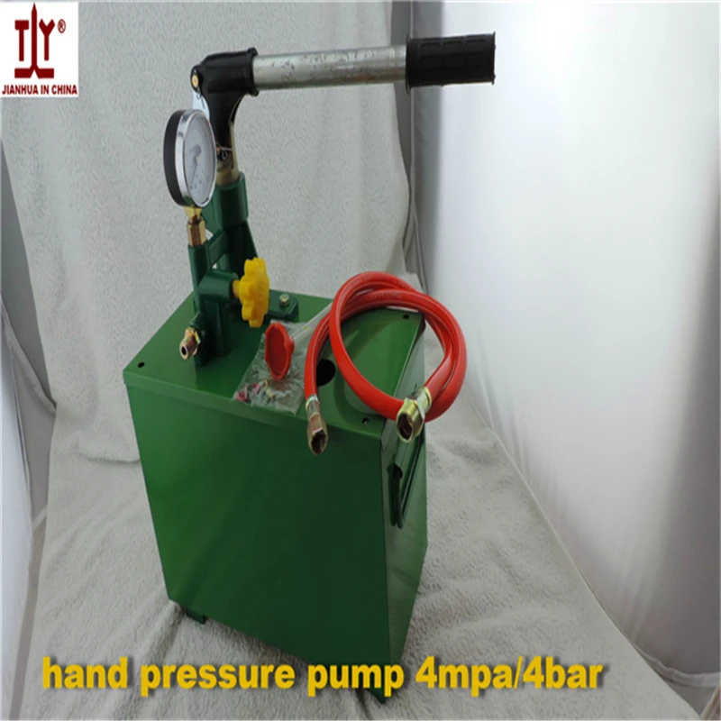 Good quality Plumber tools manual pressure test pump Water pressure testing hydraulic hand pressure pump 4mpa/4bar