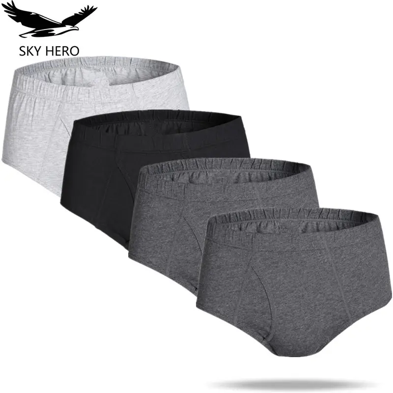 4 шт./партия мужское нижнее белье трусы мужские s Cuecas jockstrap 100% хлопок сексуальные