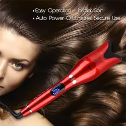 Профессиональная Автоматическая завивка волос гладить Магия Электрический бигуди для волос Ролик Керлинг палочка Керамика укладки волос