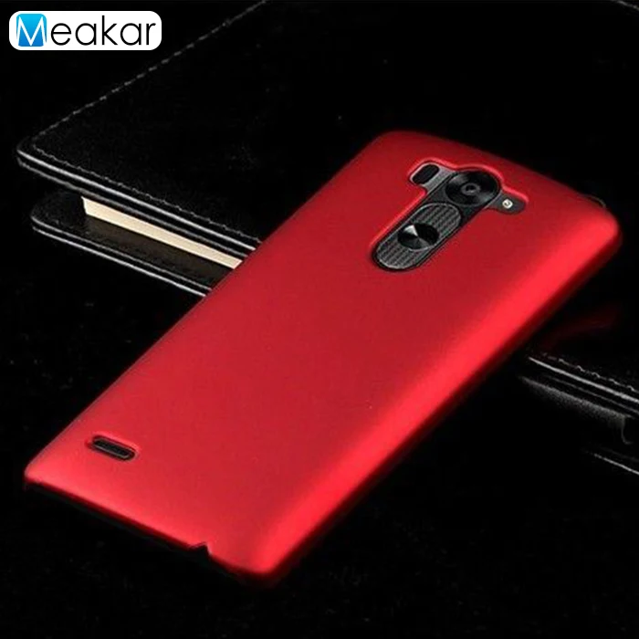 Матовая Пластик Coque 5.0For Lg G3 мини чехол для Lg G3 Beat G3S G3 мини D722 D725 D728 D724 телефона чехол-лента на заднюю панель - Цвет: red