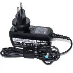ЕС Plug 40 Вт 19 В 2.15a 5.5x1.7 мм AC Адаптеры питания Зарядное устройство для Acer Aspire One w10-040n1a A150 w500 S5 D255 D260 D257 d271 D257