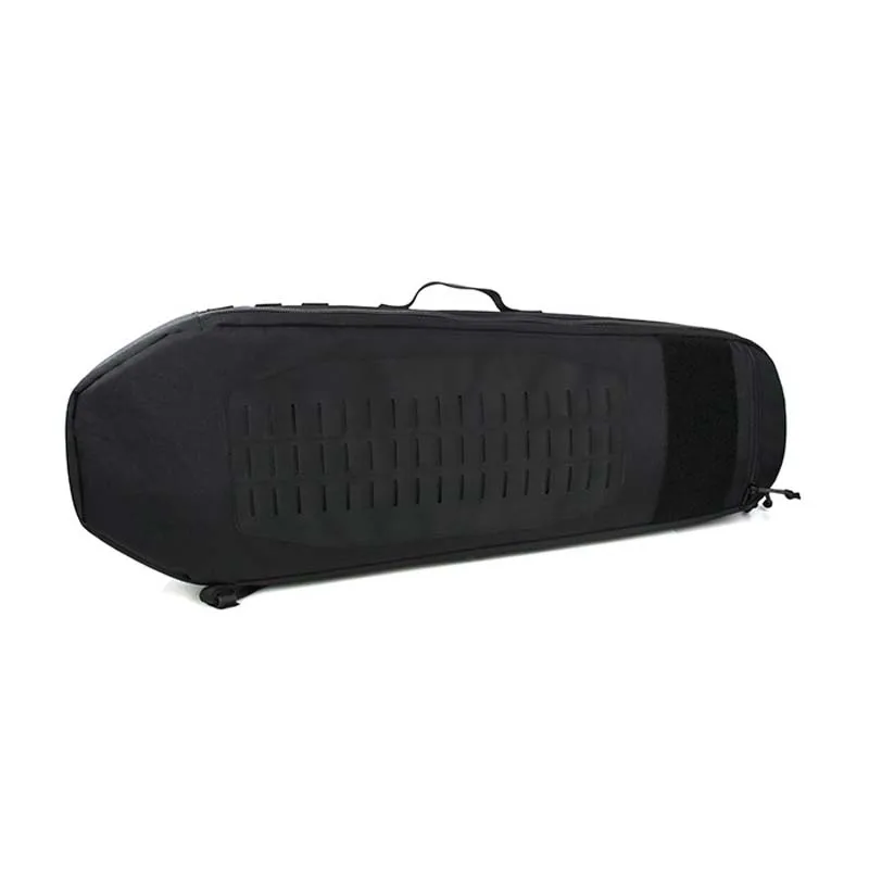 New Outdoor Tactical Long Guns Bag Rifle Carrying Case Portable Backpack Army Fans Equipment Bag - Color: Black