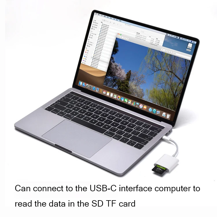USB C TF SD Card Reader Digital Camera Kit Accessories Needn t APP All In 1 4