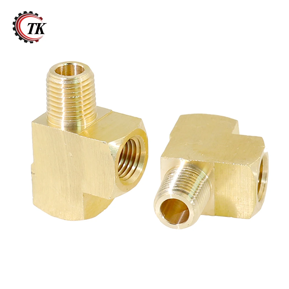 3750 SAE 130424 1/8 1/4 3/8 металлический латунный фитинг для труб Штекерный Тройник уличный