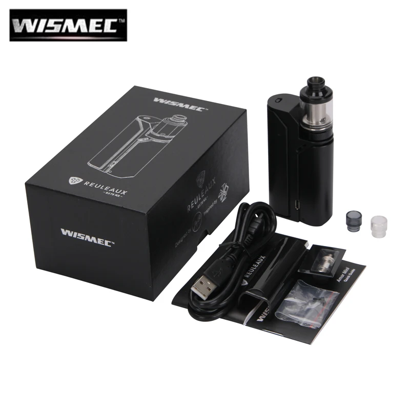 Оригинальный стартовый набор Wismec Reuleaux RX75 с TC 75W бокс модом и 2 мл мини атомайзером