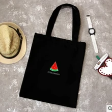 Женская сумка для покупок с принтом клубники, простая пляжная сумка для отдыха, Студенческая сумка на плечо, Повседневная сумка, Большая вместительная сумка-тоут