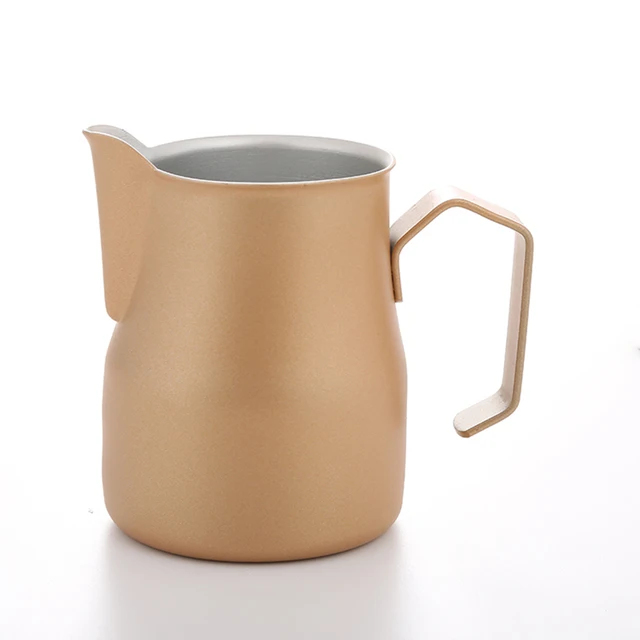 Best Price Realand 350ml Thick 18/8 Stainless Steel Italian Espresso Latte Art Milk Frothing Pitcher Steaming Jug Milk Foam Container Best Price Realand 350ml Thick 18/8 Stainless Steel Italian Espresso Latte Art Milk Frothing Pitcher Steaming Jug Milk Foam Container