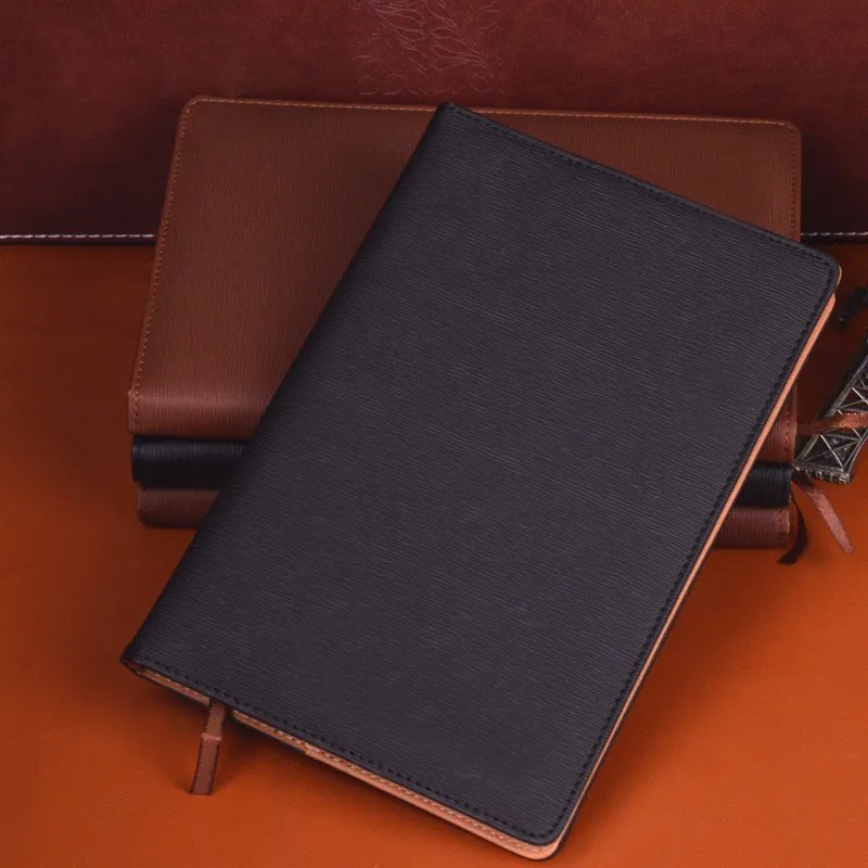 

Business A5 paperback leather notebook office stationery supplies eye care paper notebook diary
