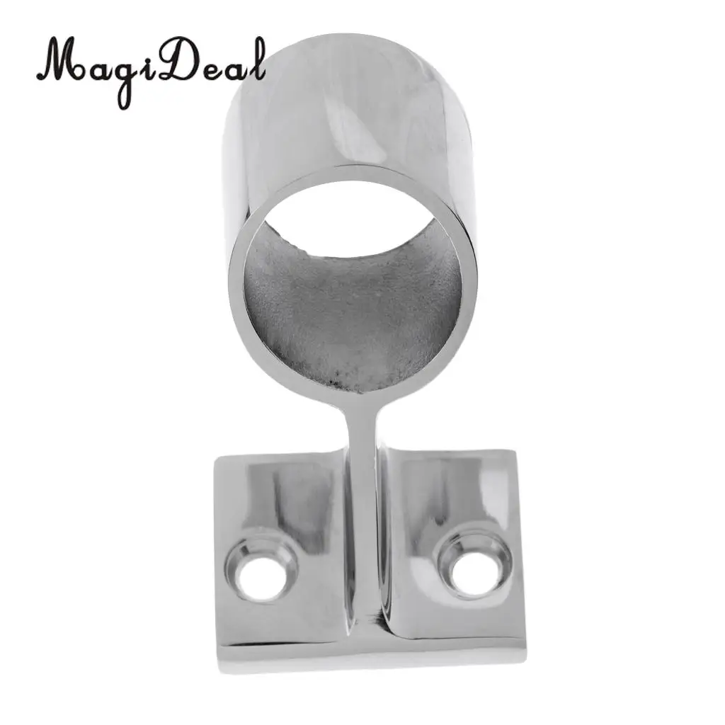MagiDeal Durable Marine Grade Stainless Steel Boat Hand Rail Center Stanchion Replacement Kit for Pipe 7/8' Kayak Dinghy Supply