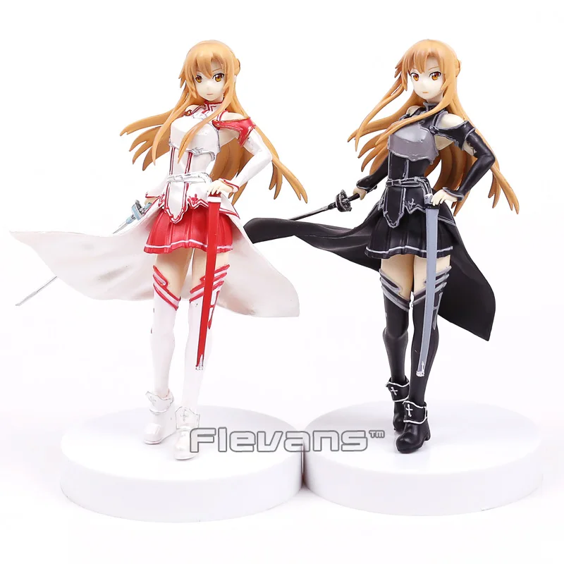 Sword Art Online Asuna PVC Figure Collectible Model Toy 18cm 2 Colors