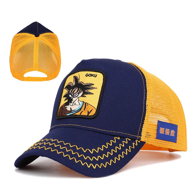 Бренд Dragon Ball Z Goku VEGETA MAJIN бейсболка Snapback для мужчин и женщин Кепка в стиле хип-хоп дальнобойщик папа шляпа высокое качество Прямая - Цвет: Style 1