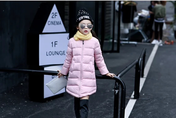WEONEWORLD/детские зимние пальто для девочек; детская парка; теплая верхняя одежда для детей; утепленная куртка-пуховик для девочек