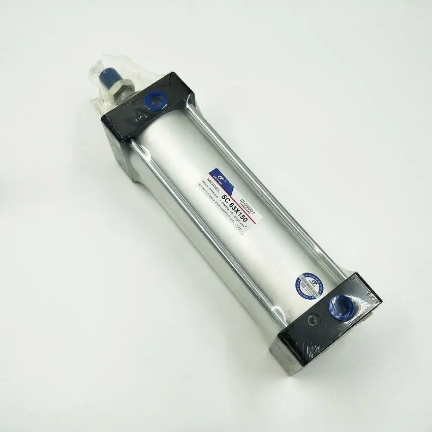 

SC63X150 Standard Cylinder 63mm Bore 150mm Stroke Screwed Piston Rod Dual Action Air Cylinder
