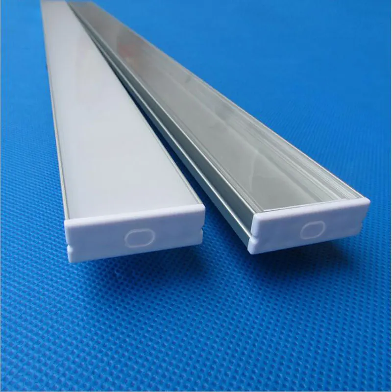 

LED Hard Strip Light Bar Shell 1meter LED Double Row Lamp Housing Inside Width 27mm 30pcs