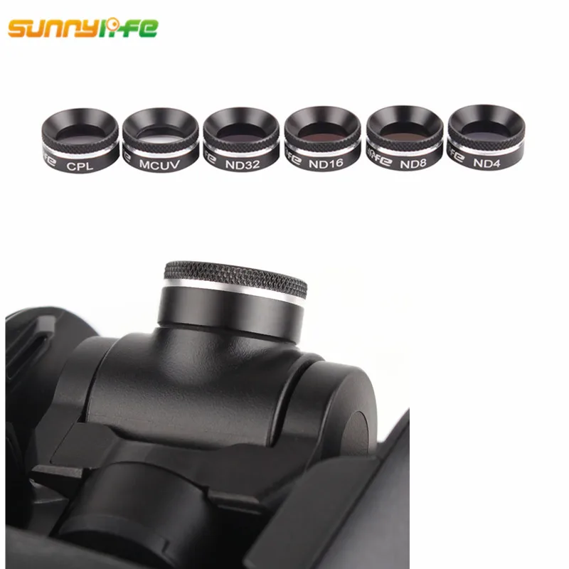 ND4 ND8 ND16 ND32 MCUV CPL ND4 ND8 ND16 ND32 Lens Filter for DJI Mavic AIR Filters UV Polarizer ND Gimbal Camera Lens Cover Sunhood