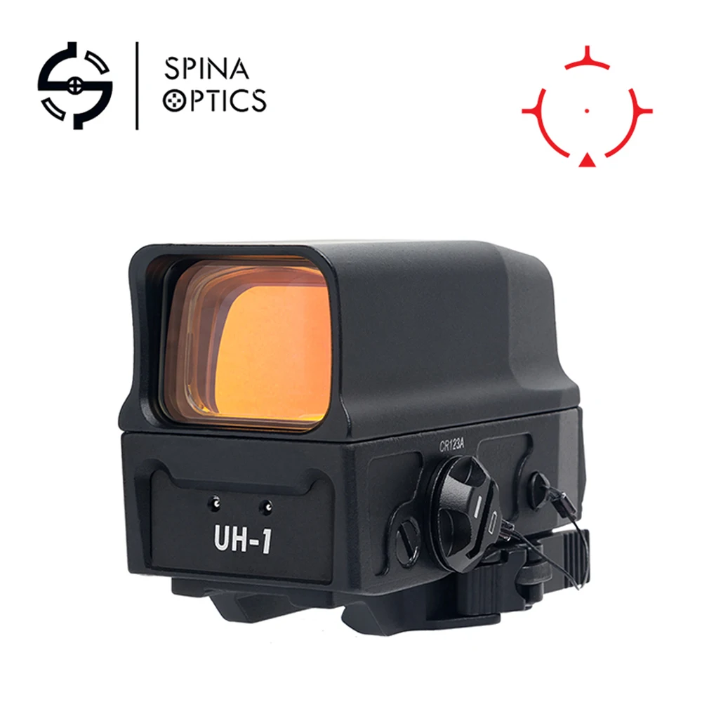 

SPINA OPTICS UH-1 Red Dot Sight Holographic Reflex sight with USB Charge for 20mm Mount Airsoft Hunting Rifle