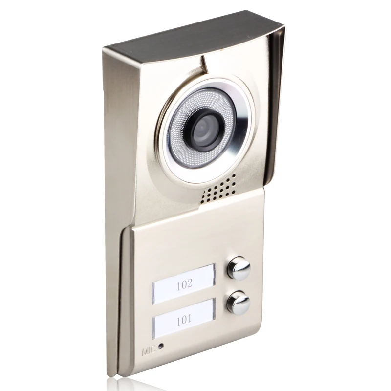 Домашний Комплект 7 дюймовые часы с записью времени проводной Wifi 2 видео для квартир дверь домофон Системы IR-CUT HD 1000TVL Камера дверной звонок Камера+ замок