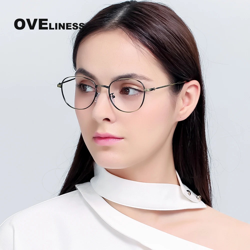 

Metal eyeglasses frame women men optical transparent clear Lens Reading glasses Prescription spectacle frames Myopia eyewear