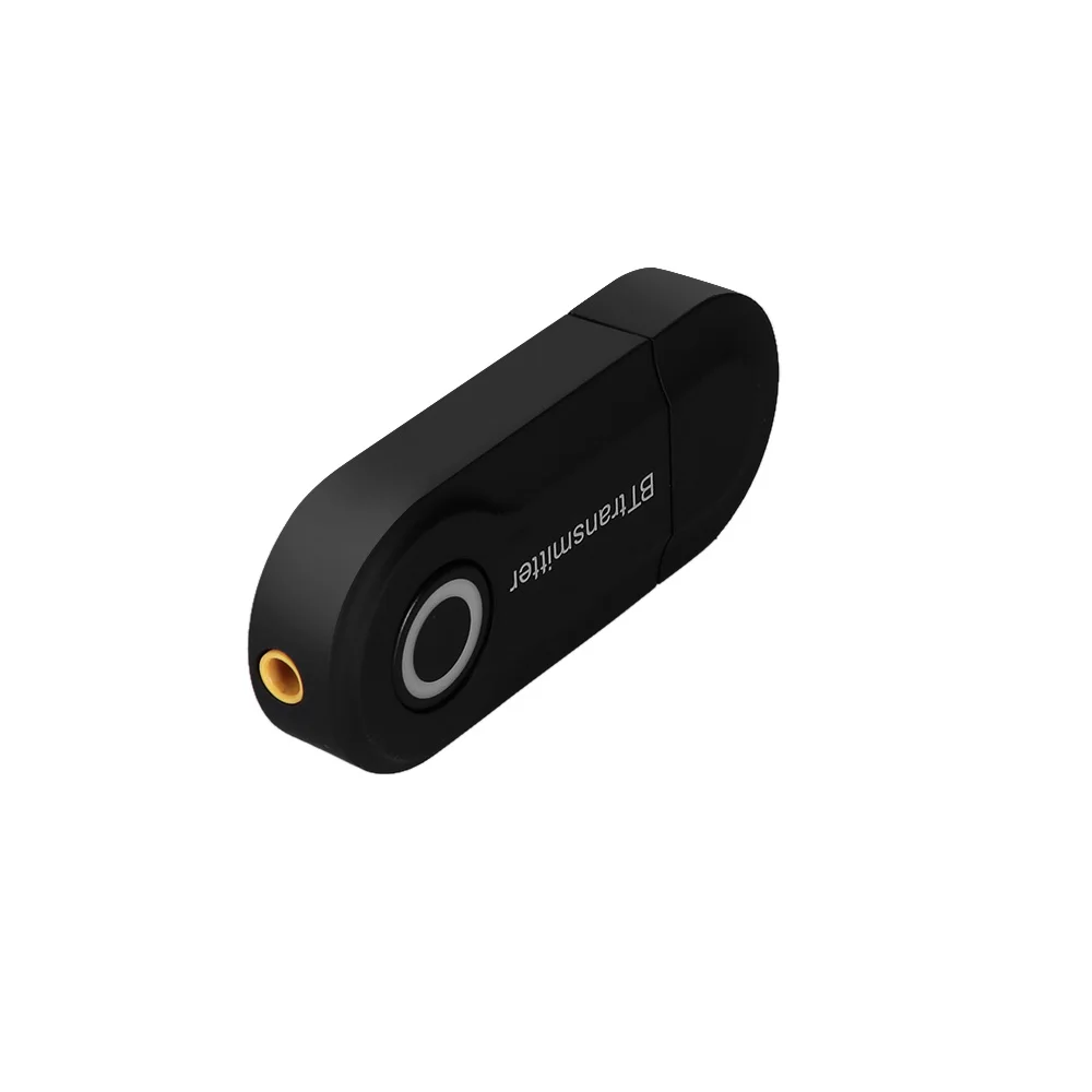 Музыкальный адаптер мини беспроводной стерео Bluetooth передатчик музыка на телефон ТВ ПК головная 3,5 мм высококачественный