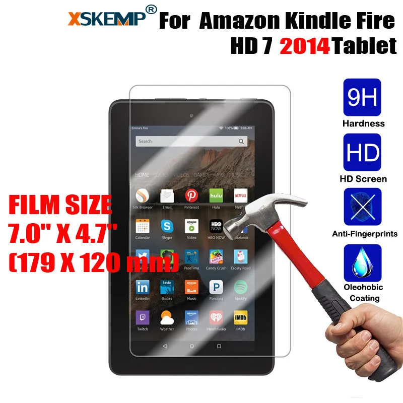 XSKEMP 9H Hardness 0.3mm Tempered Glass Screen Protector For Kindle