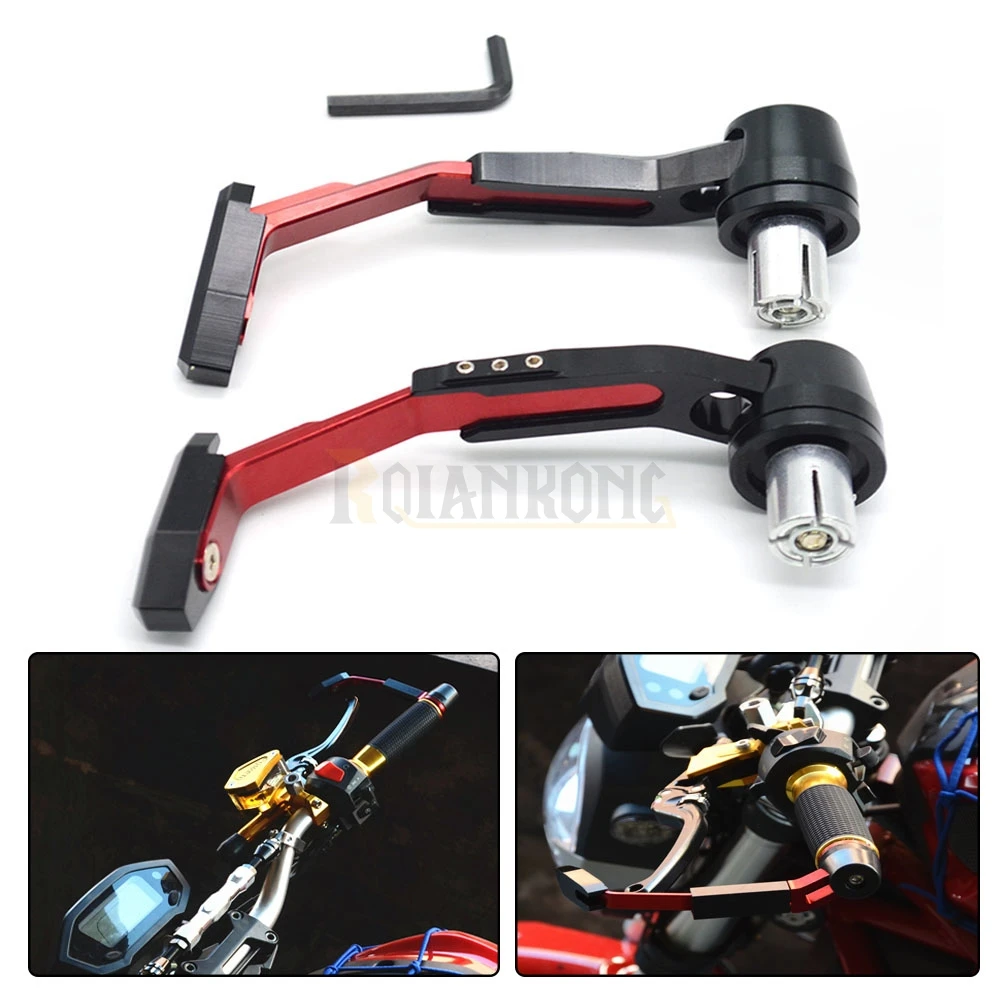 

Universal 7/8"22mm Motorcycle Handlebar Brake Clutch Lever Protect Guard for TRIUMPH 675 STREET TRIPLE R RX AMERICA LT