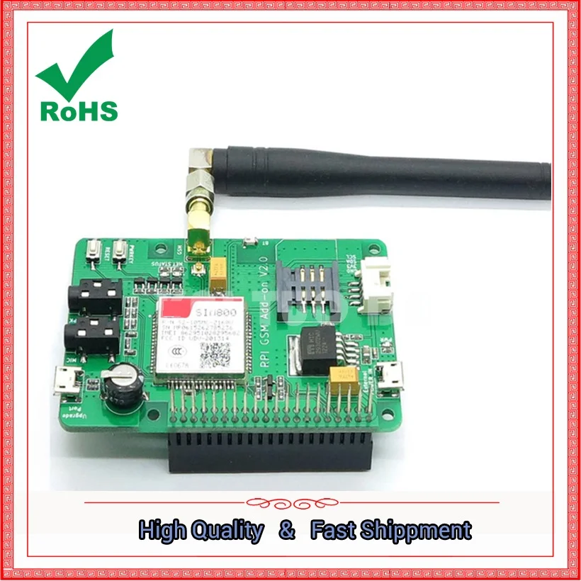 

to send sim800 expansion board with gsm / gprs SMS function, support Pi 2 module board