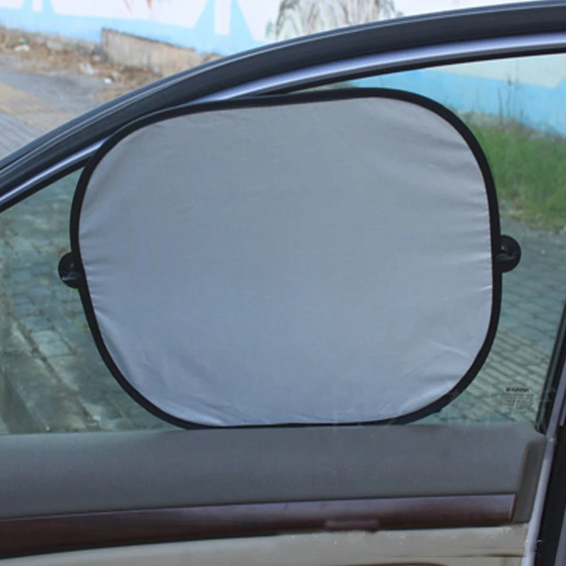 44*36cm 2 pcs Car Side Window Sunshade UV Protection Block Curtain