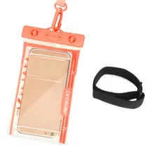 Водонепроницаемый чехол для мобильного телефона, дрейфующий подводный Плавательный спорт на открытом воздухе, сенсорный экран, герметичный пакет с ремешком на руку и шнурком